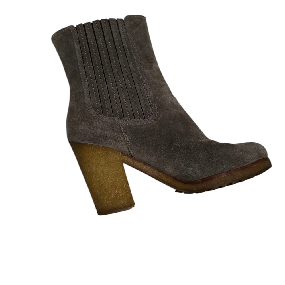 PRADA Suede Chelsea Boots Size 40 (9) - Picture 4 of 16